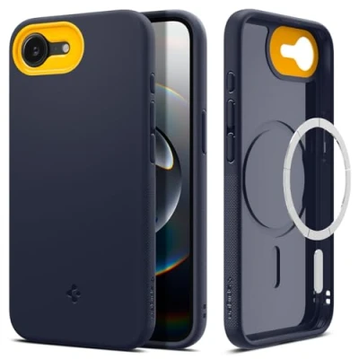Immagine di Spigen Cover per iPhone 16e, Nano Pop MagFit, Compatibile con Accessori MagSafe Blueberry Navy