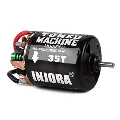 Immagine di INJORA RC Motor Brushed Waterproof 540 Spazzolato Impermeabile Motore per 1/10 Crawler Axial SCX10 AXI03007 90046 TRX4 D90 MST CC01 (35T)