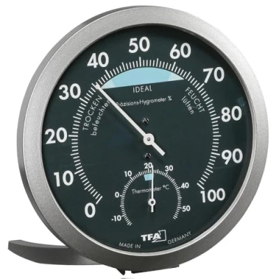 Immagine di TFA Dostmann 45.2043.51 Termoigrometro Antracite, Argento