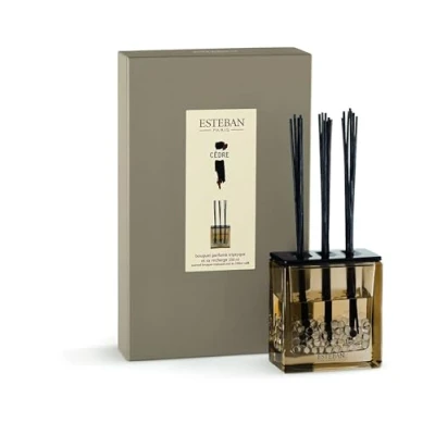 Immagine di Esteban Vaso Diffusore Profumo Casa Cedre Cedro 250 ml In Vetro Con Bacchette