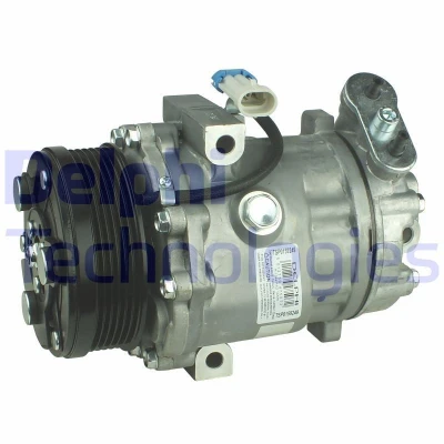 Immagine di DELPHI TSP0159249 compressore Aria Condizionata Sanden SD6V12 PAG 46 con olio OPEL: Meriva A, Zafira Corsa C Hatchback