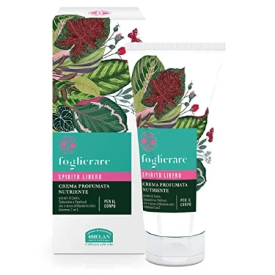 Immagine di Helan, Foglierare, Spirito Libero Crema Corpo Idratante, Delicata e Nutriente Effetto Seta, con Estratti di Cedro, Mandorle Dolci Vitamina C Profumata Donna per Pelle Morbida, 200 ml