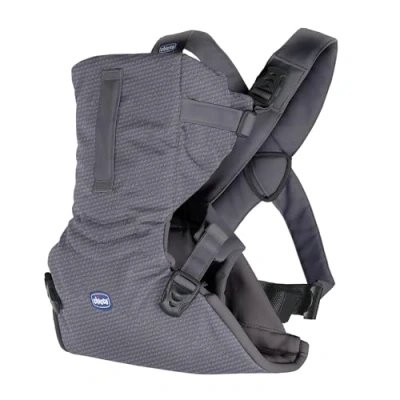 Immagine di Chicco Easyfit Marsupio Neonati Ergonomico per Bebè e Bambini dalla Nascita a 9 Kg, Porta Semplice Intuitivo da Indossare, Fronte Mamma Strada, Supporto Testa Collo, Moon Grey