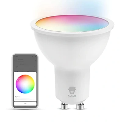 Immagine di Chuango GU10C Lampadina Spot da Incasso Smart Wifi Intelligente Colorata per Risparmio Energetico Potenza 5W