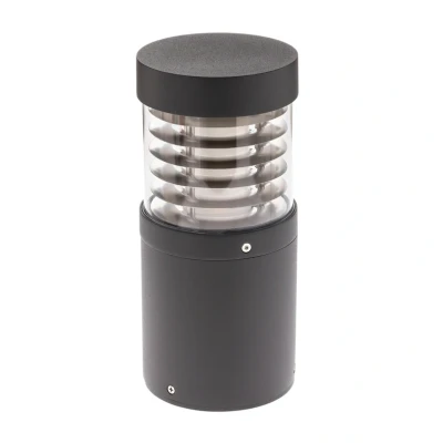 Immagine di lampada LED da esterni &#039;Lucius&#039; (Moderno) colore Nero, in Alluminio (1 luce, lampadina inclusa) di Lucande lampioncino, paletto luminoso, viale, lampione