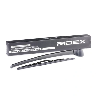 Immagine di Braccio tergi, Pulizia cristalli Ridex 301W0018 posteriore con calotta/coperchio, spazzola tergi integrata AUDI: A3 Hatchback, A4 B6 Avant