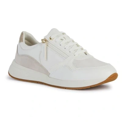 Immagine di Geox D Bulmya B, Scarpe da Ginnastica, Bianco Sporco, 41 EU