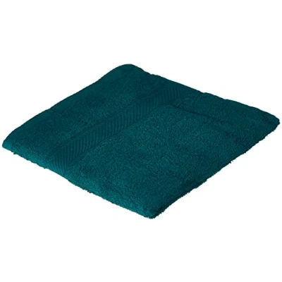 Immagine di De Witte Lietaer 194848, Set di 6 asciugamani da bagno, in cotone, Verde petrolio (Vert Canard), 100 x 50 cm