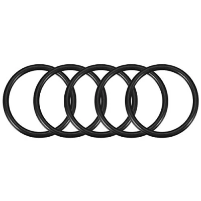 Immagine di guarnizione O ring in gomma nitrile, diametro interno 60 mm, esterno 70 larghezza 5 rotonda nera, confezione da