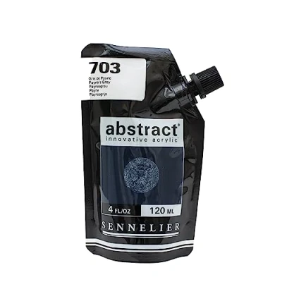 Immagine di Sennelier 703 Colore Acrilico Abstract 120 ml Grigio di Payne