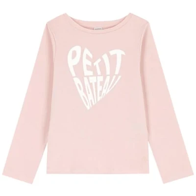 Immagine di Petit Bateau A08HF, Maglietta a maniche lunghe Bambine e ragazze, Rosa Saline, 5 anni