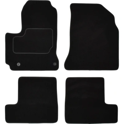 Immagine di MAMMOOTH A041 TOY330 PRM 01 Set tappetino Tessile anteriore e posteriore 4 nero TOYOTA: RAV4 III SUV