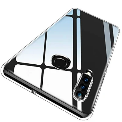 Immagine di Ruayia Cover per Huawei P30 Lite / XL New Edition, ultra trasparente, sottile, in silicone TPU morbido, leggero, 6,15 pollici Trasparente
