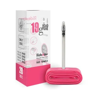 Immagine di RIDENOW Fotocamera TPU strada 700/18C 28C. Ultra Light 19 grammi valvola fine Presta (45 mm)