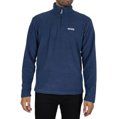 Immagine di Pile leggero Thompson da uomo con mezza zip, anti pilling e ad asciugatura rapida perfetto per passeggiate, escursioni arrampicate