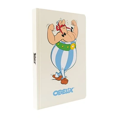 Immagine di Grupo Erik: quaderno A5 Asterix &amp; Obelix a righe, con copertina rigida laminata, opaca e soft touch, 180 pagine, qualità Premium, ideale come Notebook o da personalizzare