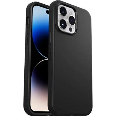 Immagine di Otterbox Cover per iPhone 14 Pro Max Symmetry+ con MagSafe, resistente a shock e cadute;sottile, testata 3x vs le norme MIL STD 810G, protezione antimicrobica, Nero, Senza Retail Package