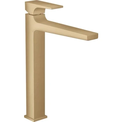 Immagine di hansgrohe Metropol Miscelatore monocomando lavabo 260 da catino con maniglia a leva e push open, nero opaco, 32512670