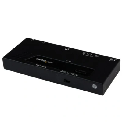 Immagine di StarTech.com Switch HDMI a 2 porte con commutazione automatica e prioritaria, 1080p (VS221HDQ)