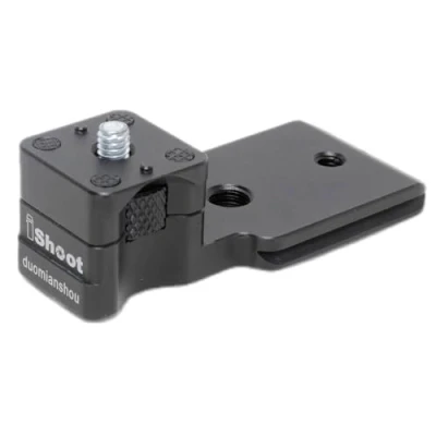Immagine di Base ad anello di ricambio per treppiede compatibile con Panasonic Leica DG Vario Elmar 100 400 mm f/4 6.3 ASPH Power OIS, supporto inferiore staffa è Arca Fit piastra a sgancio rapido
