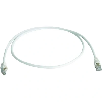 Immagine di Telegärtner L00000A0131 RJ45 cavo di rete, patch CAT 6A S/FTP 1.00 m Bianco Ritardante fiamma, Privo alogeni, Certificato UL 1 pz.