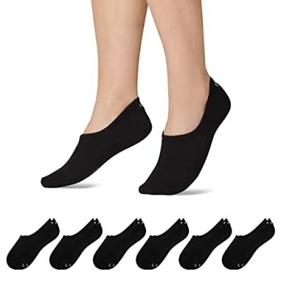 Immagine di Snocks 6PACK Calze, Donna, Taglia: 43 46, Schwarz