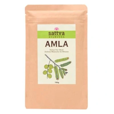 Immagine di Amla Maschera per erbe aromatiche capelli, 100 g Sattva