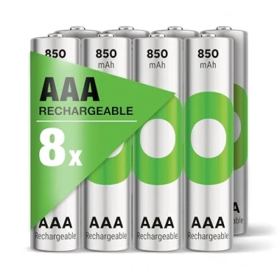 Immagine di GP Batteries ReCyko Batteria ricaricabile Ministilo (AAA) NiMH 850 mAh 1.2 V 8 pz.