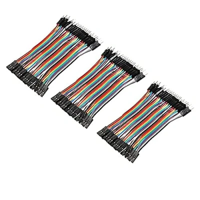 Immagine di Aihasd 120P 10cm 1P 40 Pin Ponticello Dupont maschio femmina cavetti per circuito prototipo breadboard
