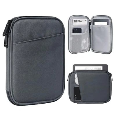 Immagine di TiMOVO 6 7 Pollici Custodia per Tablet Nuovo Kindle Paperwhite E Colorsoft Signature Edition, Protettiva con Tasca Reader/Kindle Oasis, Grigio Siderale