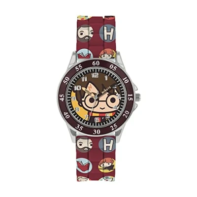 Immagine di Harry Potter Orologio Analogico al Quarzo Unisex Ragazzi con Cinturino in Silicone HP9049