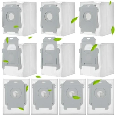 Immagine di Rebirthcare 10 sacchetti per aspirapolvere irobot roomba i7 i7+ plus s9 s9+ i3 i3+ i4 i4+ i6 i6+ j7 j7+ e5 e6 e7 di ricambio accessori