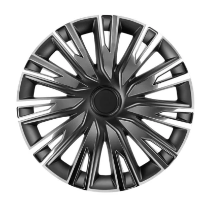 Immagine di AUTO STYLE Set di 4 Copricerchi Copra 14 Pollici Cromo/Nero
