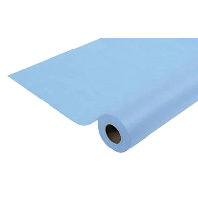 Immagine di Pro Nappe Cod. R782525I Tovaglia monouso in tessuto non Spunbond Rotolo 1,20 x 25 Mt Materiale antistrappo, idrorepellente e facile da pulire Azzurro