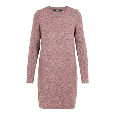 Immagine di Vero Moda VMDoffy abito da donna in maglia, mini a Melange di bacca Crushed Berry, S