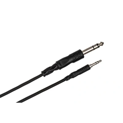 Immagine di Hosa CMS 110, Stereo Interconnect, 3.5 mm TRS to 1/4 in TRS, 10 ft