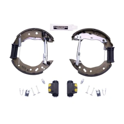 Immagine di HELLA Shoe Kit Pro 8DB 355 004 441 freno, Freno a tamburo con cilindretto regolatore/attuatore FORD: FIESTA 4, KA Hatchback, Puma