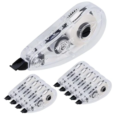 Immagine di Westcott e 743918 00 Rullo di correzione con strato bianco, 10 m x 5 mm, preciso, altamente coprente scrivibile immediatamente