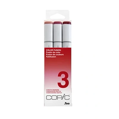 Immagine di Copic Sketc.H Set da 3 Pennarelli, Rosso