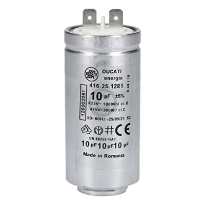 Immagine di Condensatore 10µF compatibile con AEG 125002061/5 per asciugatrice