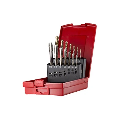 Immagine di Dormer L114301 Set di punte e maschi, colore: Nero/Rosso