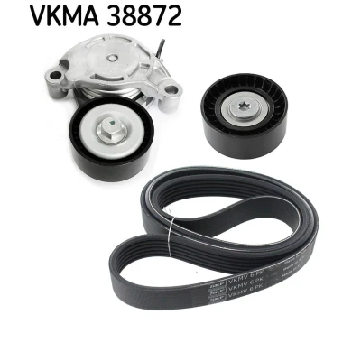Immagine di SKF VKMA 38872 Kit cinghie Poly V BMW: X1, 2 Active Tourer, Gran MINI: Hatchback, Hatchback