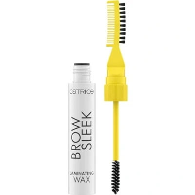 Immagine di Catrice Brow Sleek Cera laminata per sopracciglia, colore bianco, a lunga durata, definitiva, trasparente, vegana, senza particelle di microplastica, nanoparticelle, profumo, confezione
