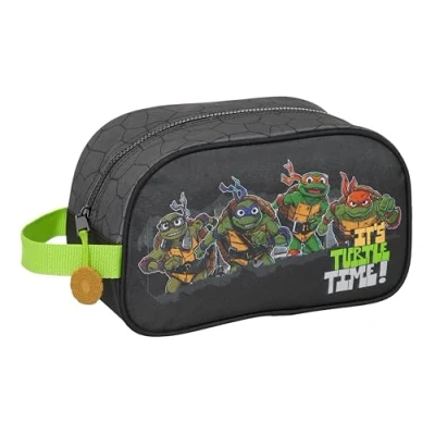 Immagine di Safta Tartarughe Ninja borsa scuola per bambini media con manico, bambini, adattabile al carrello, facile da pulire, comoda e versatile, qualità resistenza, 26 x 12 15 cm, colore