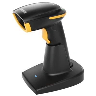 Immagine di Inateck Scanner Bluetooth per Codici a Barre 2D, QR Code 2D Wireless con Batteria da 2600 mAh e Base di Ricarica Intelligente, Portatile Supporta AI, App, SDK, BCST 36