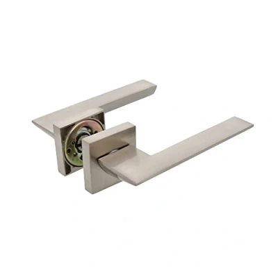 Immagine di Amig Set di maniglie per porte Mod. ZAHORA 52 x 146 mm Con bocallave Design elegante e semplice Impugnatura ergonomica Alluminio satinato