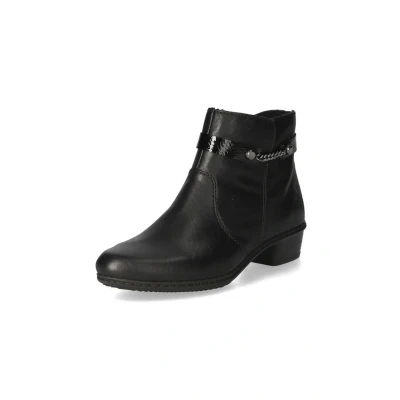 Immagine di Rieker Donna Stivaletti Y0783, Signora Bottini,Boots,Stivale,Mezzo Stivale,Scarpa di Transizione,Scarpa Invernale,Foderato,Nero (Schwarz / 00),41 EU 7.5 UK