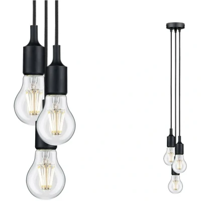 Immagine di Paulmann Ketil 50382 Lampada a sospensione LED (monocolore) E27 Nero