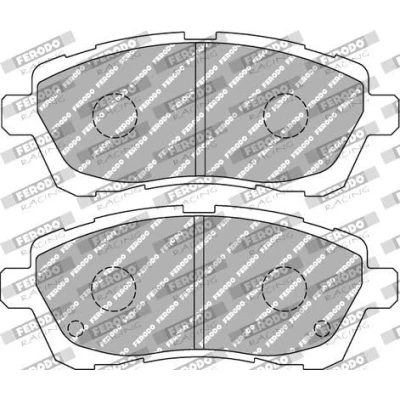 Immagine di FERODO RACING FCP4426Z Kit pastiglie freno FORD: Fiesta 6, 6 Van, Mk6 Sedan, SUZUKI: SWIFT 5, 4, Baleno II Hatchback