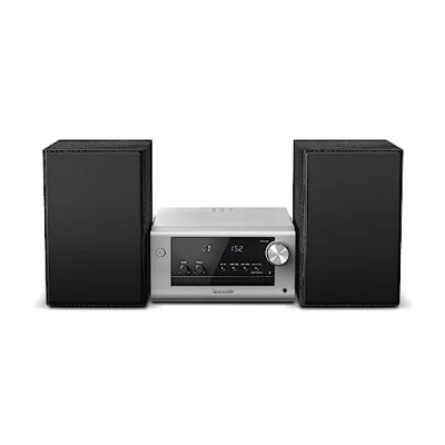 Immagine di Panasonic SC PM702EG S Neat Impianto Stereo Compatto Micro Hi Fi con CD, Radio DAB+/FM, USB e Bluetooth, Altoparlanti 80W, Controllo dei Bassi, Argentato.